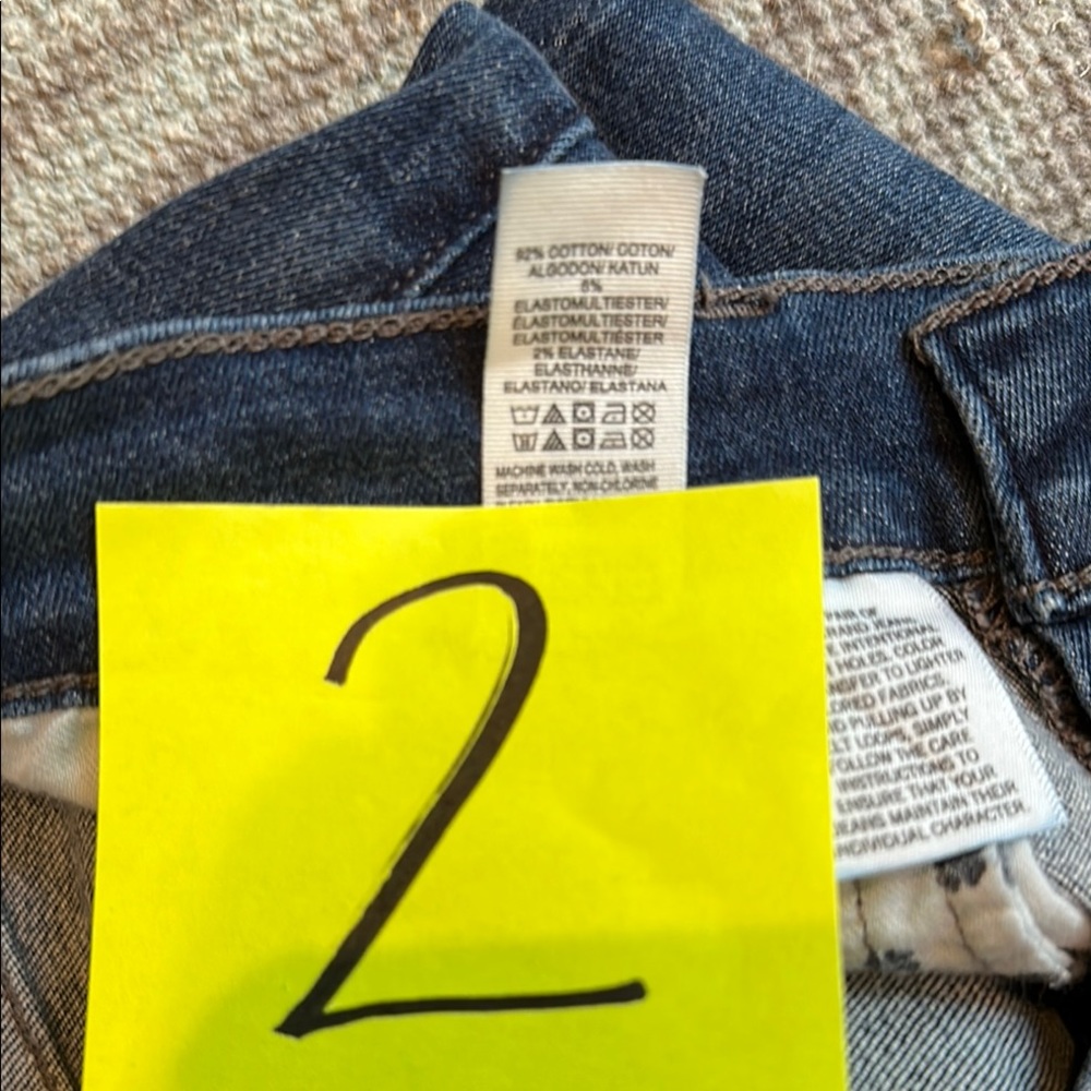 LUCKY ๐ BRAND SKINNY JEANS 2 PAIR SZ 6/28 - Picture 13 of 14